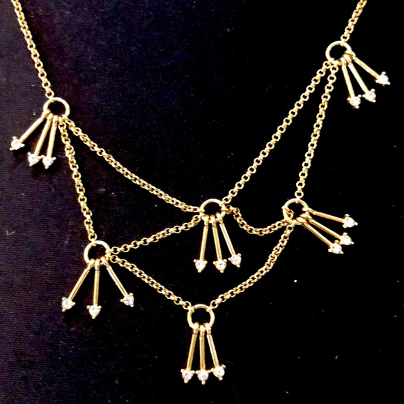 Gold arrows necklace- Banana Republic